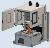 機能・耐久性試験ロボットシステム - タッチパネル機能試験システム SIRKUFLEX TSR