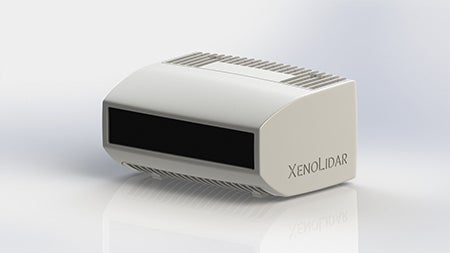 周辺環境計測システム「XenoLidar」（幅17cm&times;奥行き12cm&times;高さ8cm）
