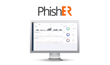フィッシングメール・トリアージ自動化ソリューション「PhishER」 ダッシュボード