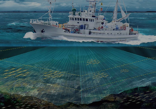 3Dリアルタイム海底地形計測と水中バイオマス解析が可能な高性能水産資源調査3Dソーナー「SeapiX」