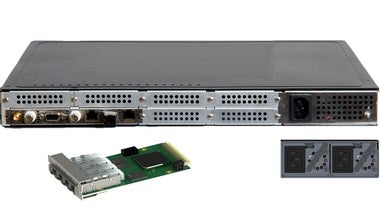 NTP/PTPタイムサーバ「SecureSync 2400シリーズ」 SecureSync 2400 背面パネル画像