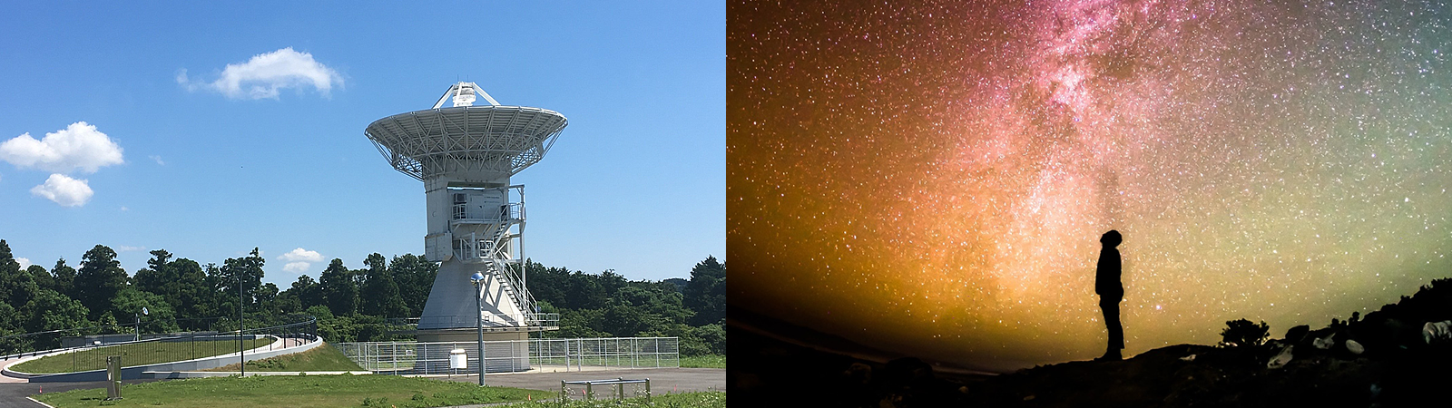 宇宙からの電波を観測して取り組む災害予知