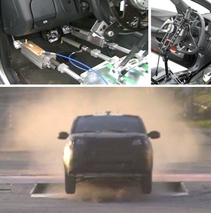 GPS制御　実車走行試験用ロボット　NaviControl