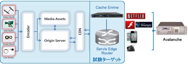 Avalanche 試験構成例