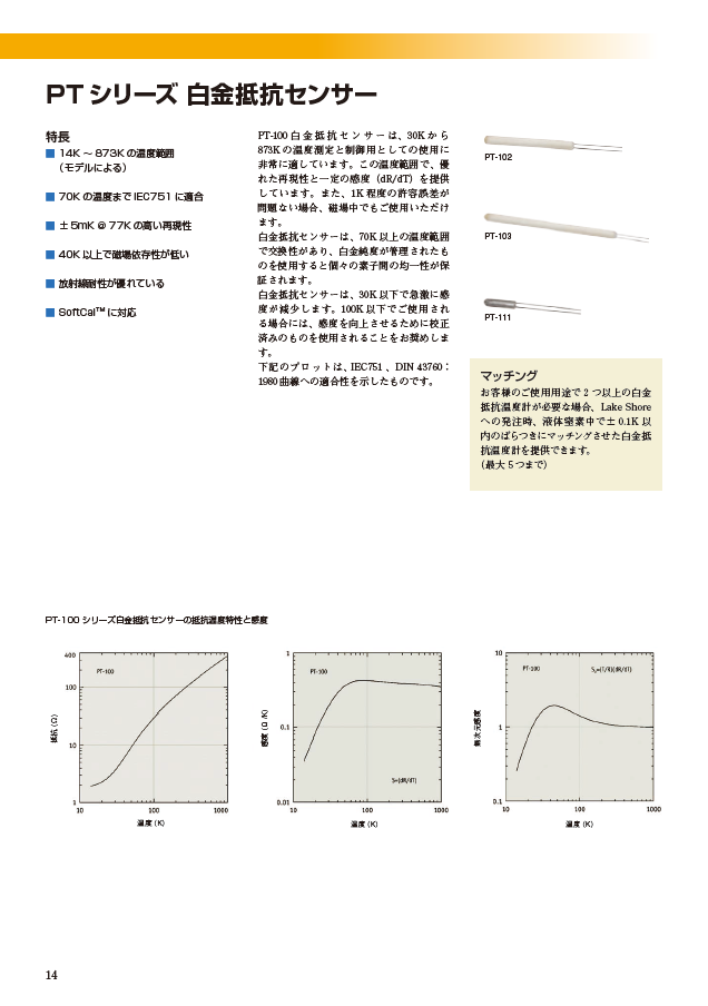 白金センサ