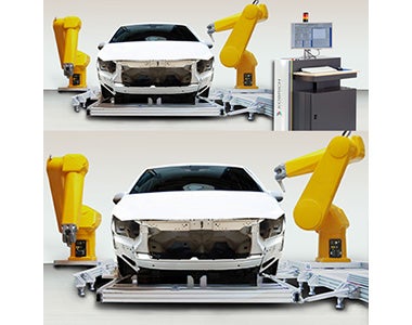 自動車ドア開閉耐久試験ロボットシステム「ROACTERE」